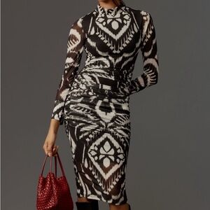 NWT Farm Rio Pineapple Ikat Tulle
Midi Dress XS